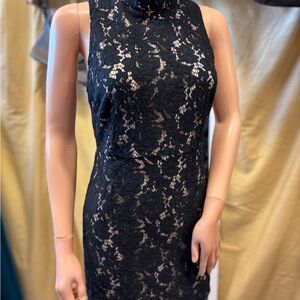 Forever 21 Midnight Lace Midi Dress